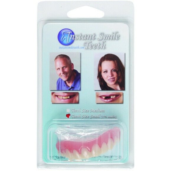 Instant Smile Natural Shade Handmade Teeth Top Veneer Fitting Material, Small - Picture 2 of 4